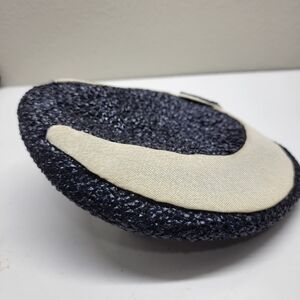 Elegant Navy and Cream Women's Hat
